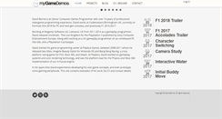 Desktop Screenshot of mygamedemos.com